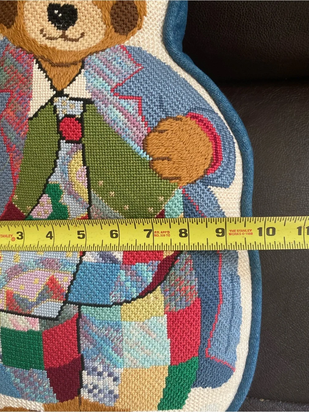 Handmade vintage needlepoint